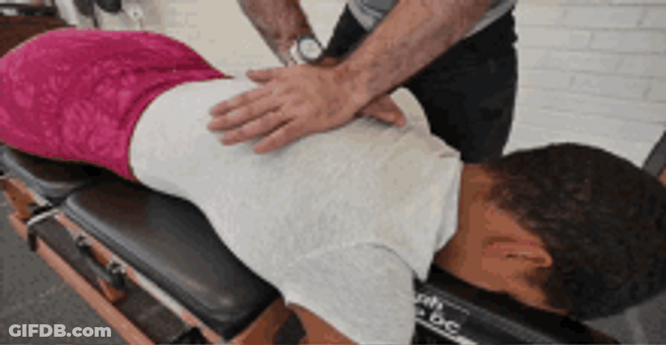 Back Massage Spinal Cracking Treatment Chiropractor GIF