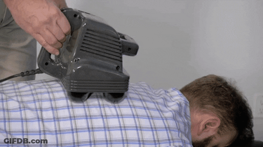 Back Massage Thumper Max Pro Professional Massager GIF