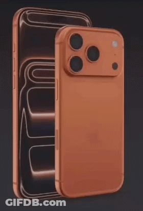 Back Of Apple Phone With Screen Visible GIF