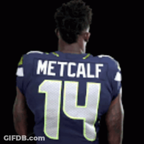 Back Of Metcalf 14 Jersey GIF