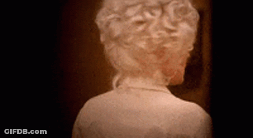 Back Of Woman's Head Close Up GIF
