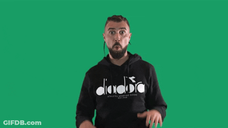 Back Off Man Insisting GIF