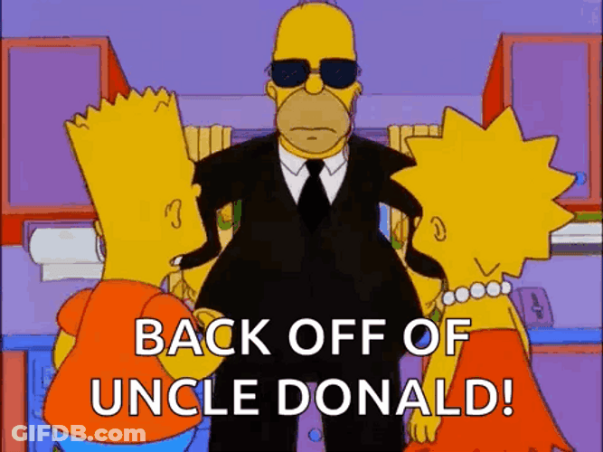 Back Off Secret Service GIF