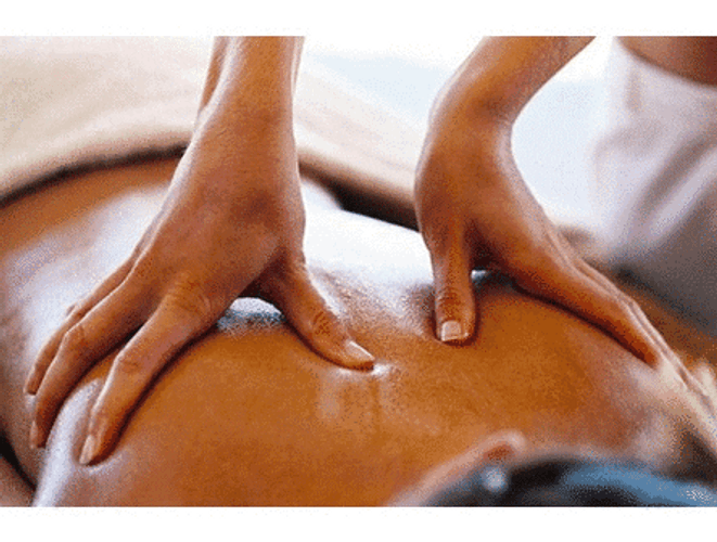 Back Stone Oil Massage GIF
