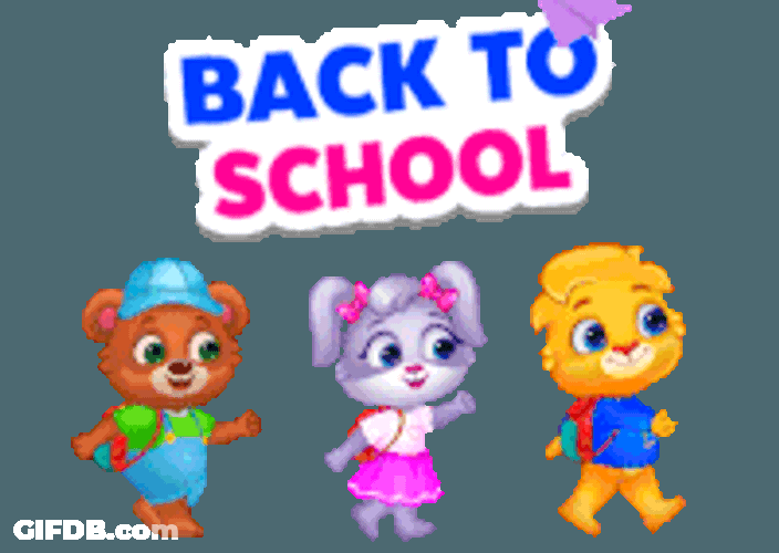 Back To School Back To School Time Sticker GIF