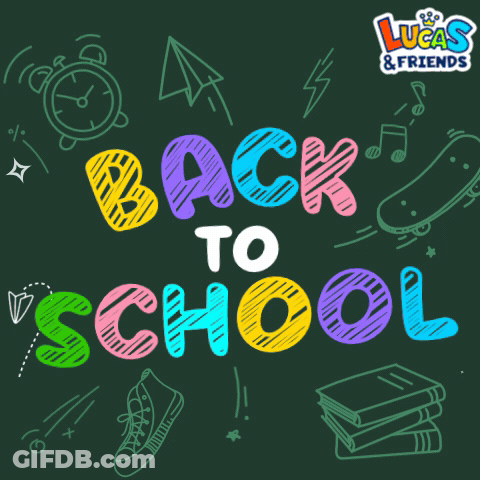 Back To School Chalkboard GIF