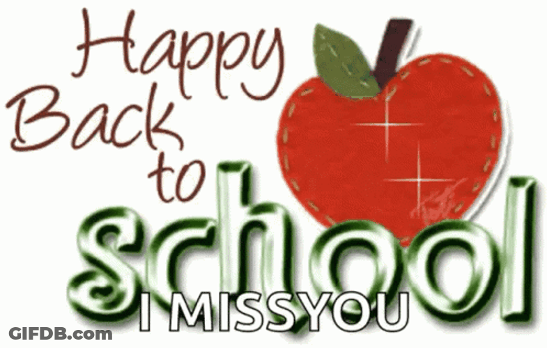 Back To School I Miss You GIF
