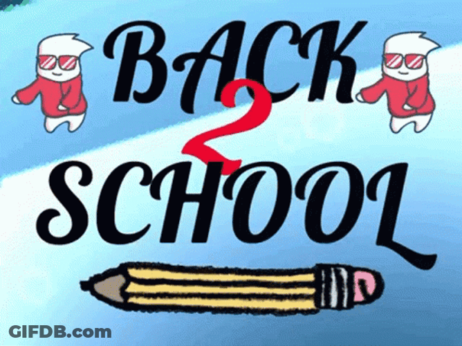 Back To School Kids GIF