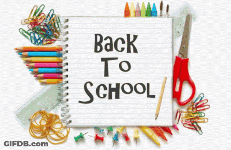Back To School Supplies GIF