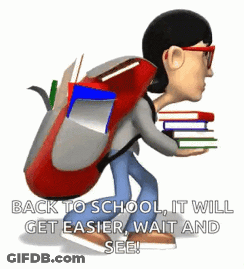 Back To School Wait And See GIF