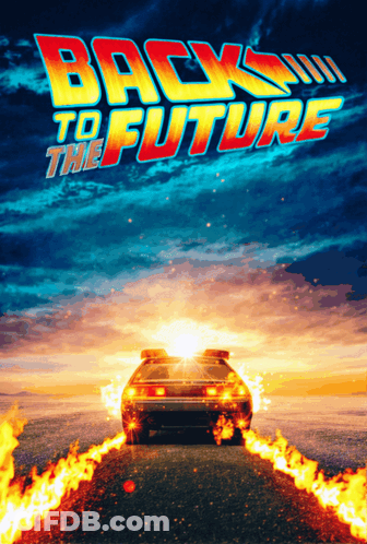 Back To The Future Movie Poster GIF