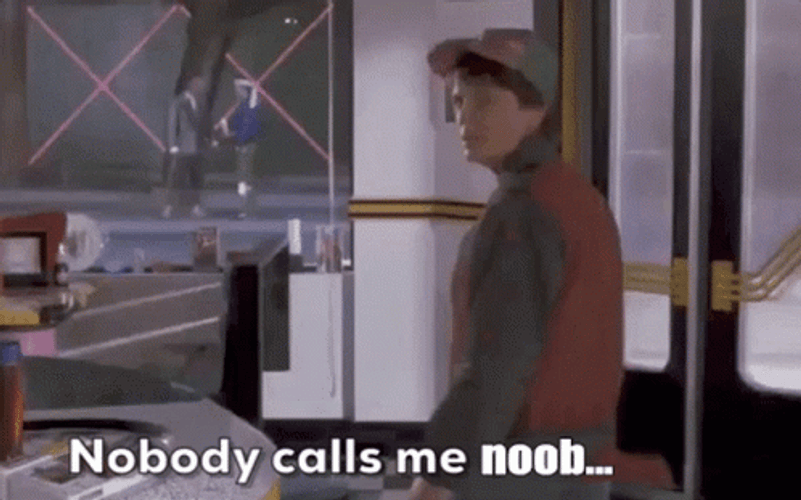 Back To The Future Nobody Calls Me Noob GIF