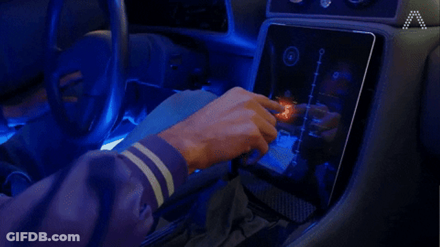 Back To The Future Operating Delorean GIF