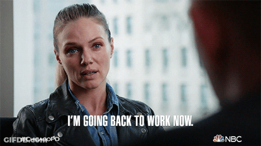 Back To Work Chicago Fire GIF