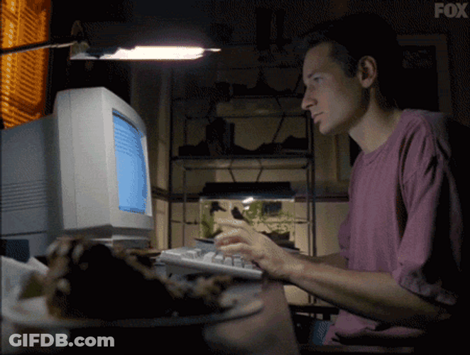 Back To Work David Duchovny X Files GIF