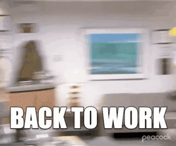 Back To Work Dwight Schrute GIF