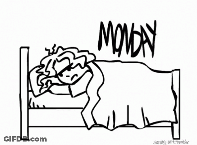 Back To Work Monday Bed Feels GIF