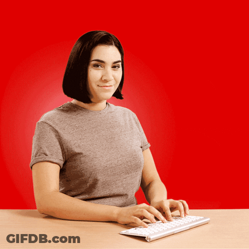 Back To Work Smoking Keyboard GIF