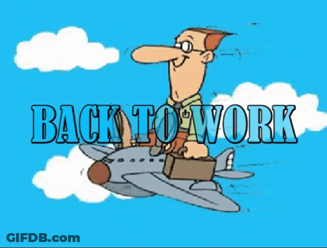 Back To Work Up On Air Moving Art GIF