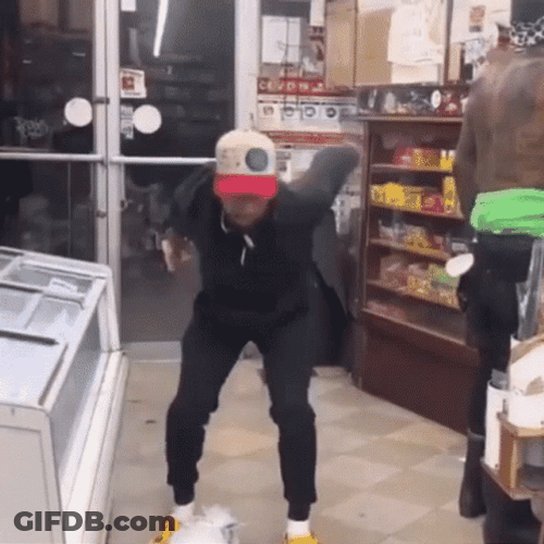 Backflip By The Store GIF