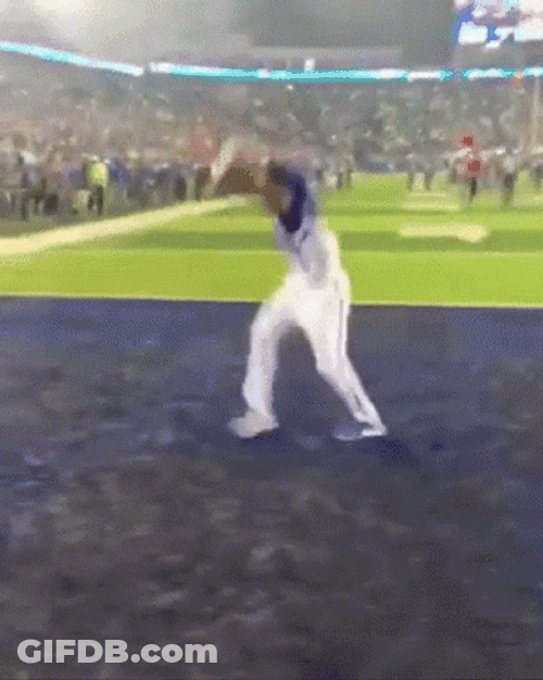 Backflip Celebration After Game GIF