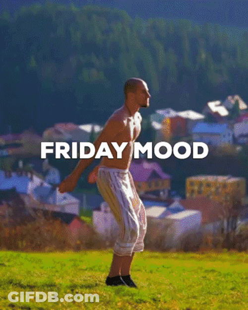 Backflip Friday Vibes GIF