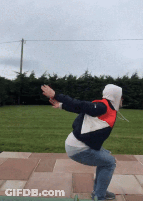 Backflip Then Handstand GIF