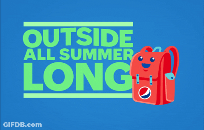 Backpack Outside All Summer Long GIF