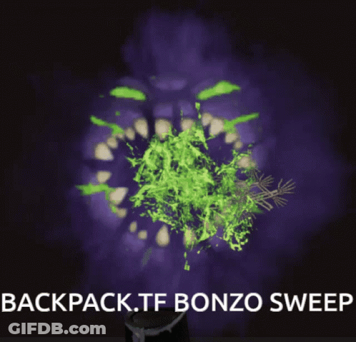 Backpack.tf Bonzo Sweep Poster GIF