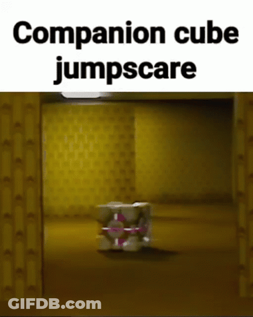 Backrooms Cube Jumpscare Fictional Location GIF