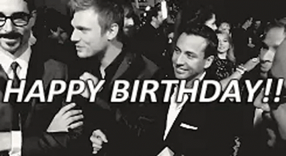 Backstreet Boys Happy Birthday Office Greeting GIF