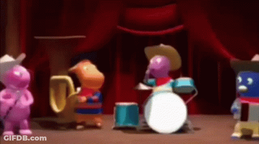 Backyardigans Friends Party Band GIF
