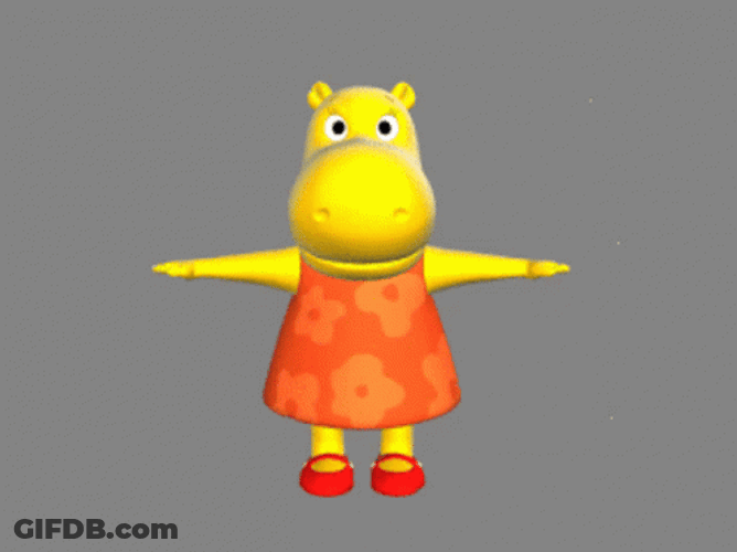 Backyardigans Tasha Spinning Loop GIF