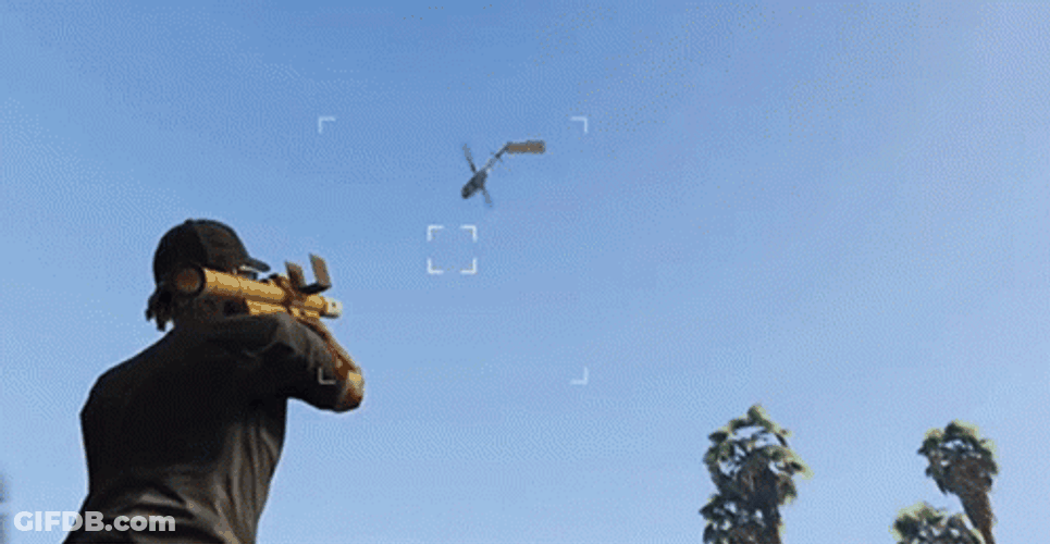 Bad Aim In The Sky GIF