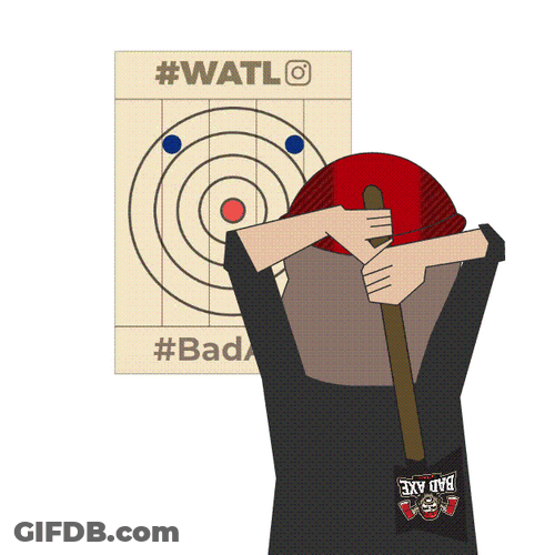 Bad Axe Throwing Explosion GIF