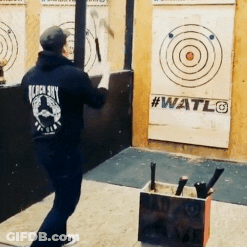 Bad Axe Throwing Juggle GIF