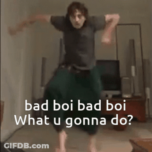 Bad Boi Dancing Man Meme GIF