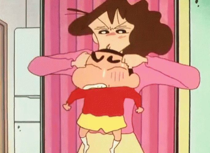 Bad Boy Crayon Shinchan Misae Shinosuke Nohara GIF