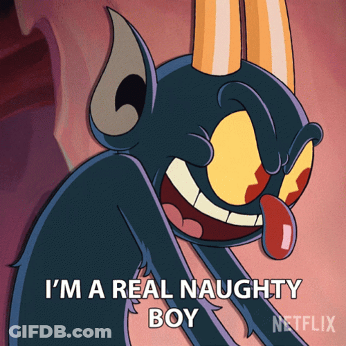 Bad Boy The Devil Cuphead GIF