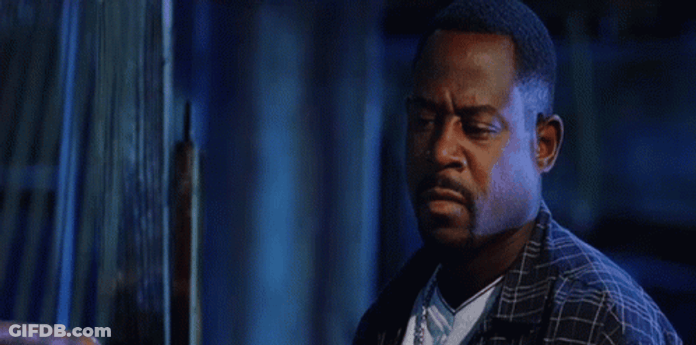 Bad Boys 2 Marcus Burnett Raising Eyebrow GIF
