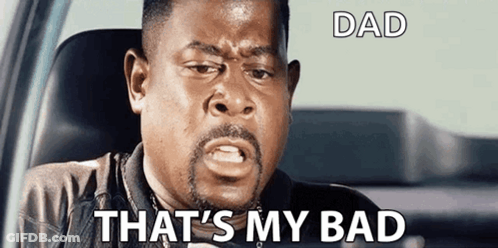 Bad Boys 2 Marcus Burnett Thats My Bad GIF