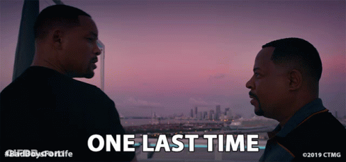 Bad Boys For Life Two Men Looking One Last Time GIF