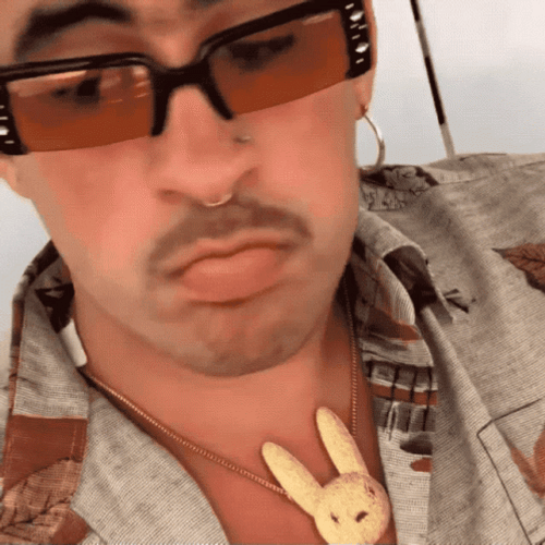 Bad Bunny No Way Pouting GIF