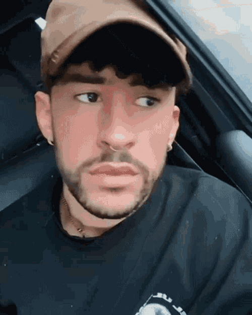 Bad Bunny Sad Looks GIF
