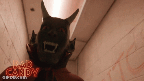 Bad Candy Poster With Devil GIF