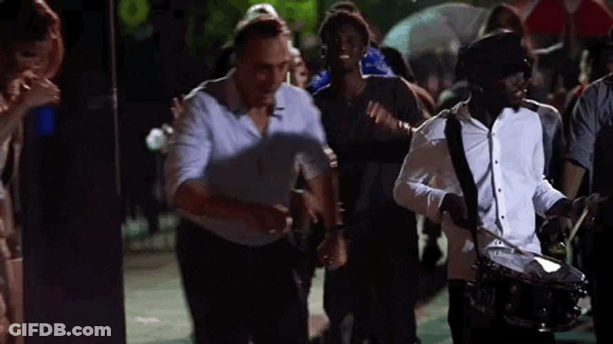 Bad Dancing On Street Night Parade GIF