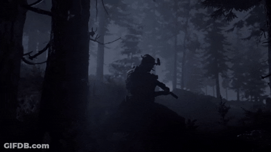 Bad Guy Shooter In The Dark GIF