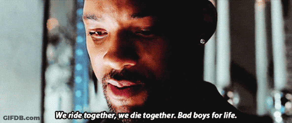Bad Guys For Life Will Smith GIF