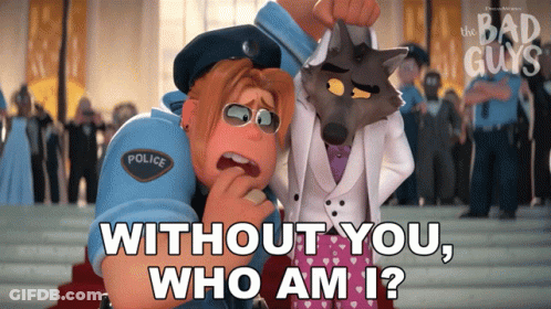 Bad Guys Poster Policeman And Wolf GIF