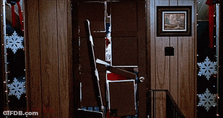 Bad Santa Breaking On GIF